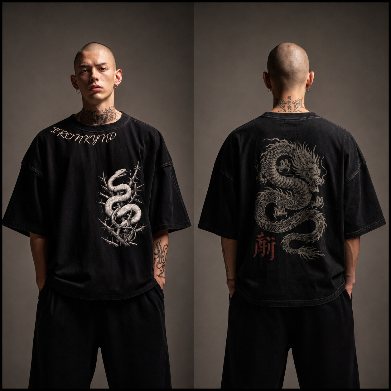 ASCEND —  Box Cut Oversized Tee 240GSM