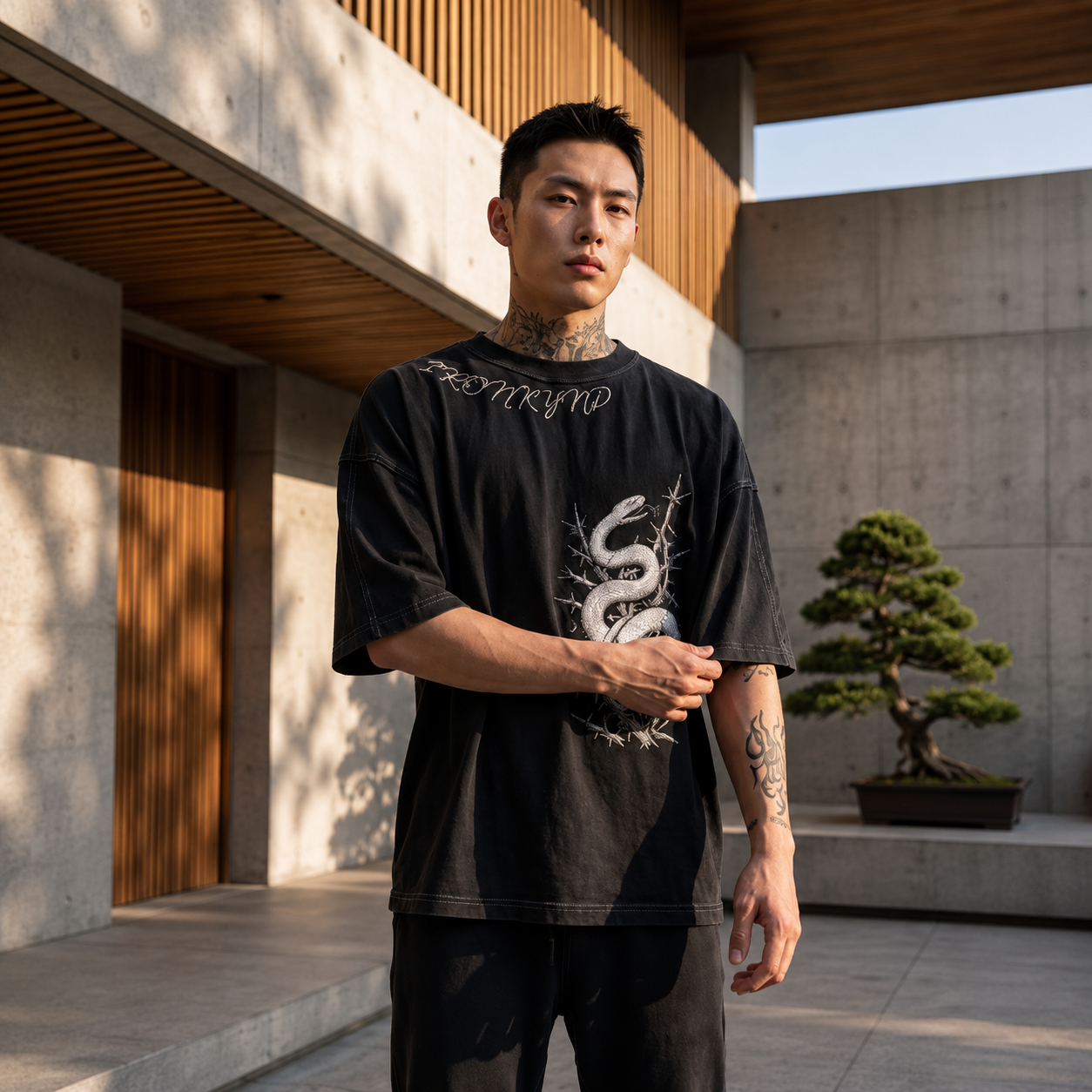 ASCEND —  Box Cut Oversized Tee 240GSM