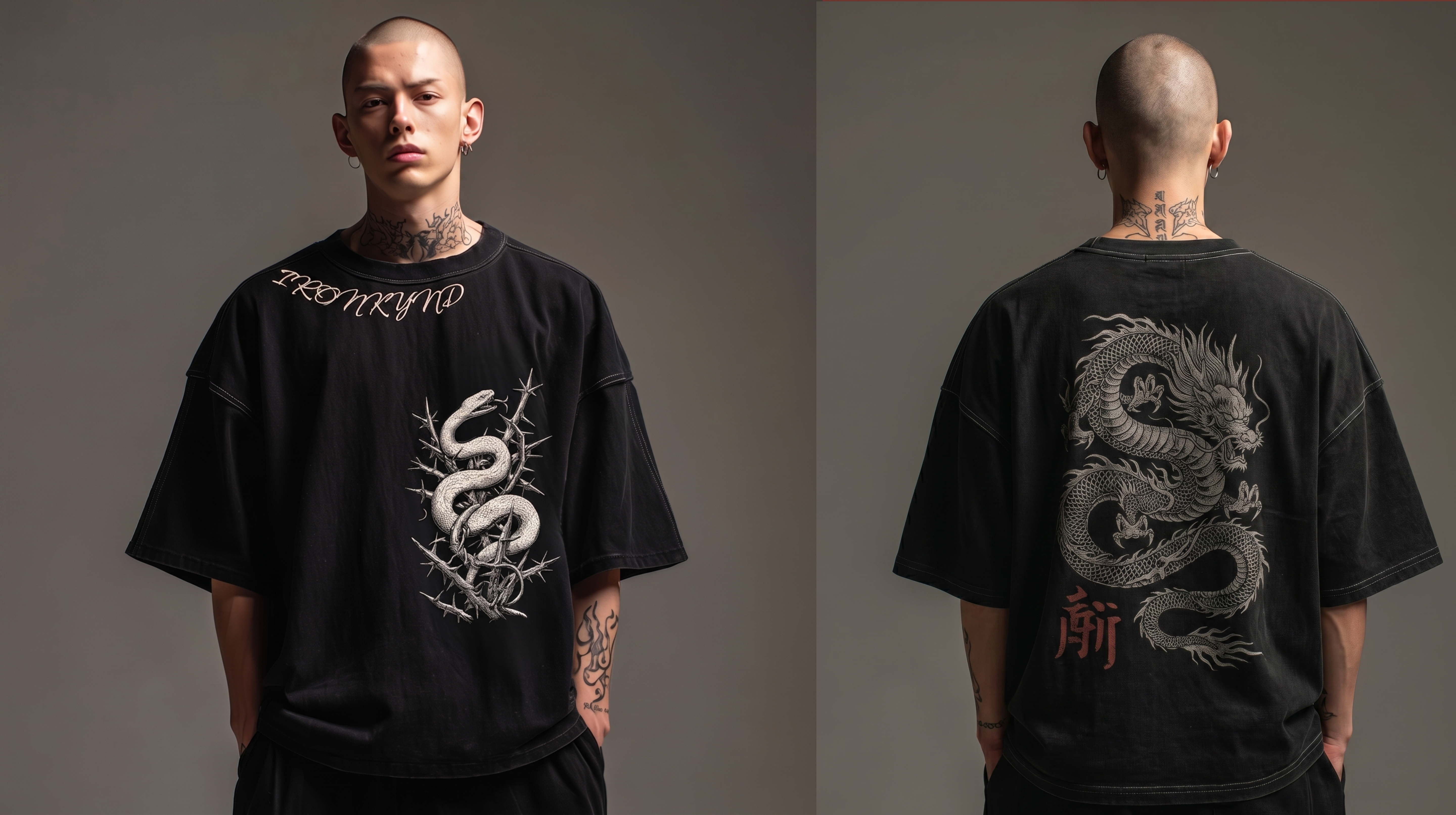 ASCEND —  Box Cut Oversized Tee 240GSM