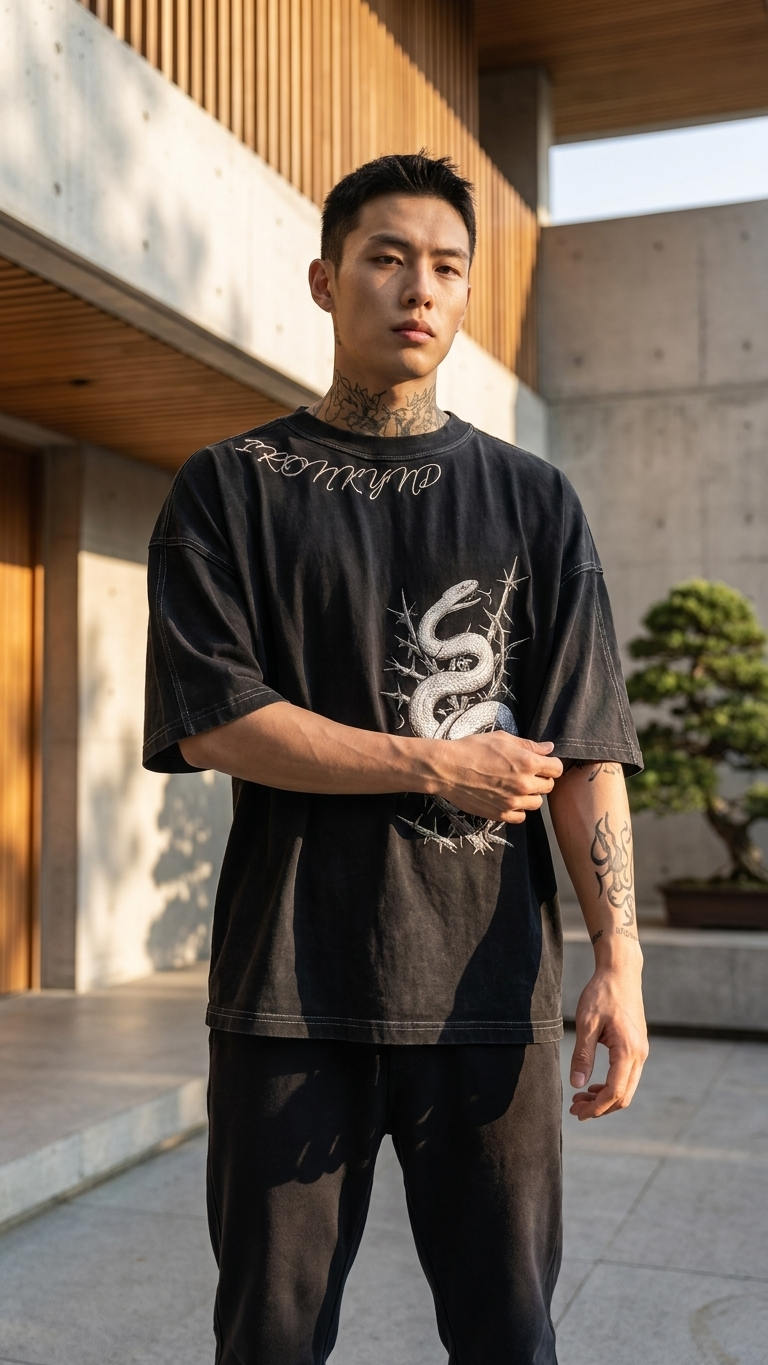 ASCEND —  Box Cut Oversized Tee 240GSM